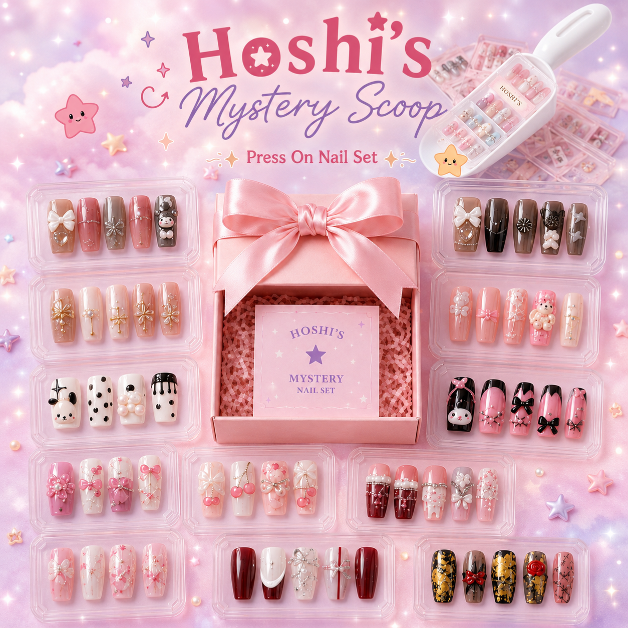 Hoshi's Mystery Scoop - Press on Nails
